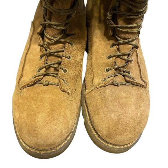 Matterhorn Combat Boots Men 9M Olive Green Leather GoreTex Steel Toe Made USA - Picture 2 of 14